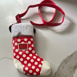 Loungefly Red and White Polka Dot Kids Bag